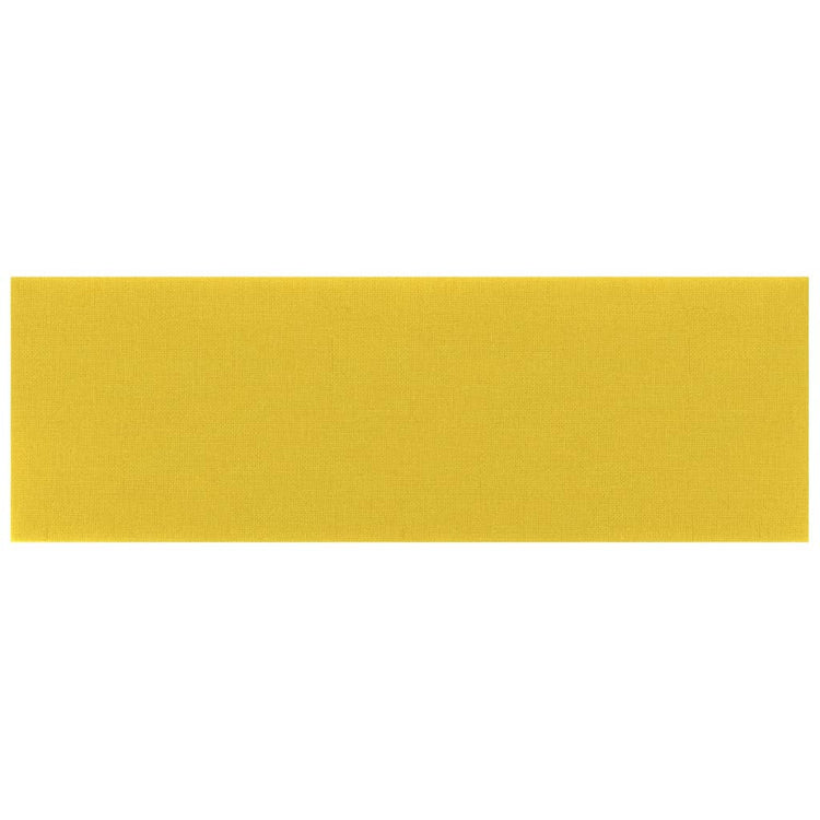 Panneaux muraux Vidaxl 12 ST 3,24 m² 90x30 cm Tissu jaune clair