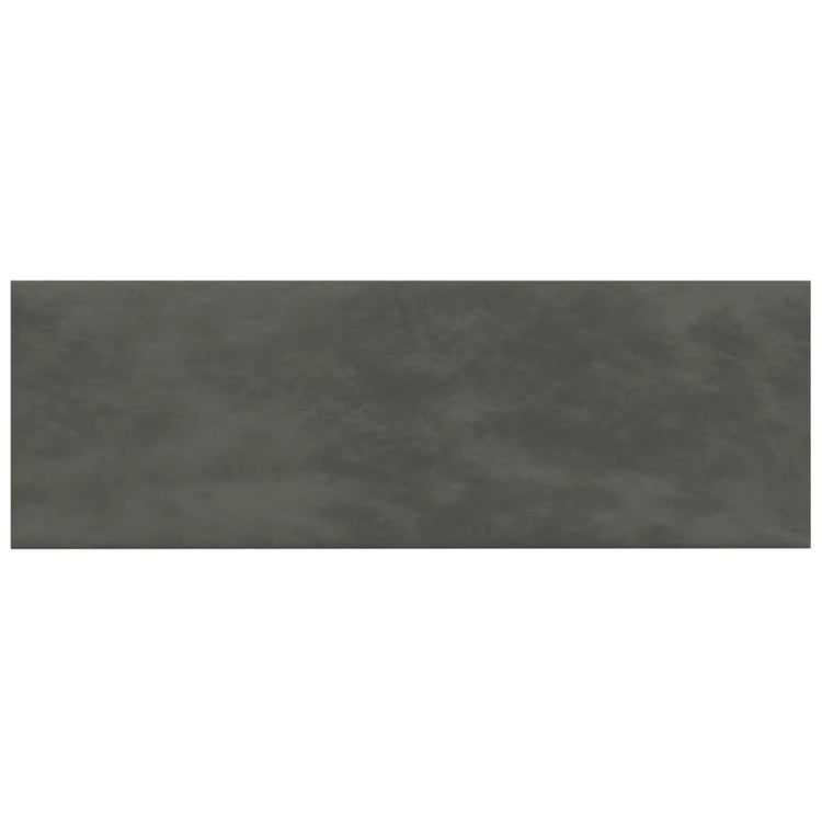 Panneaux muraux Vidaxl 12 st 3,24 m² 90x30 cm en velours gris foncé