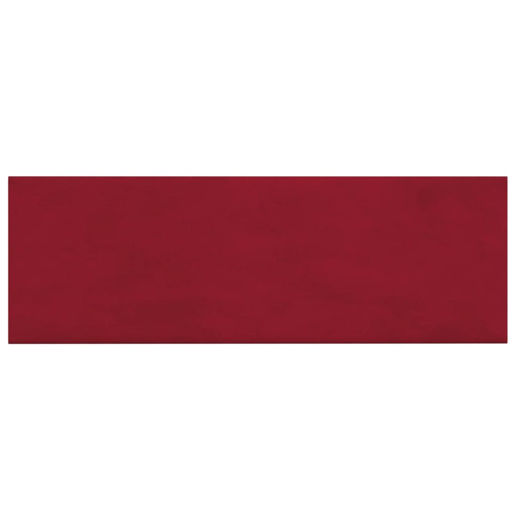 Panneaux muraux Vidaxl 12 ST 3,24 m² 90x30 cm Velvet Wine rouge