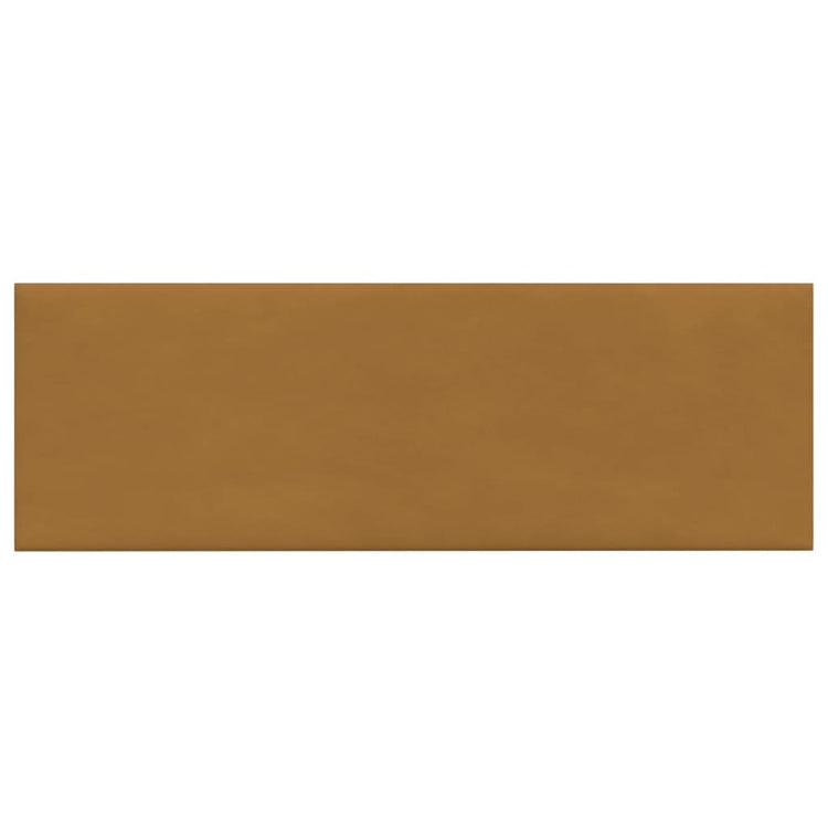 Vidaxl wandpanelen 12 st 3,24 m² 90x30 cm fluweel bruin