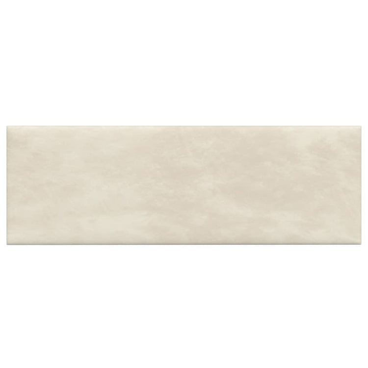 Panneaux muraux Vidaxl 12 ST 3,24 m² 90x30 cm Crème en velours -colore