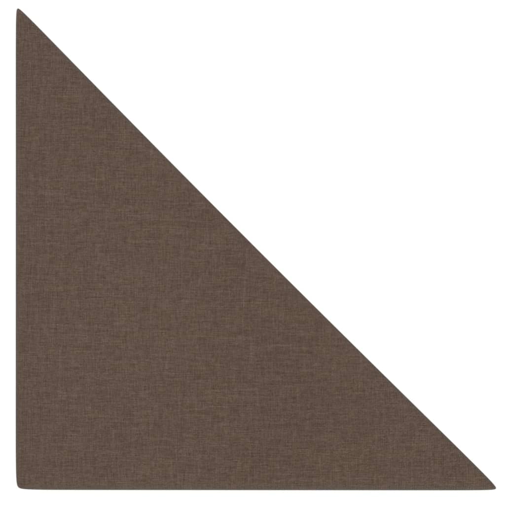 Panneaux muraux Vidaxl 12 PCS 0,54 m² 30x30 cm Brown