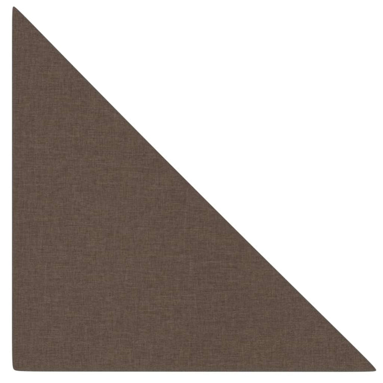 Panneaux muraux Vidaxl 12 PCS 0,54 m² 30x30 cm Brown