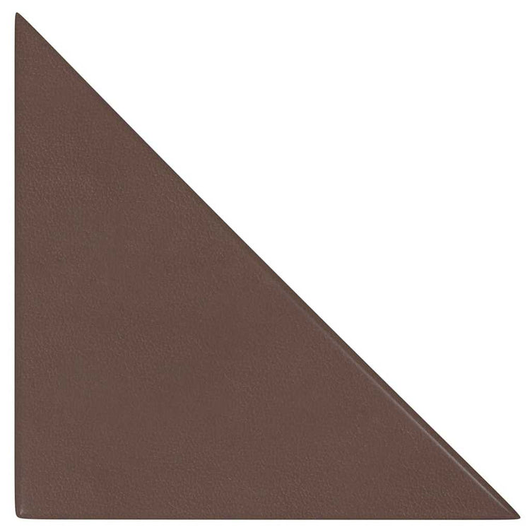 Panneaux muraux vidaxl 12 pcs 0,54 m² 30x30 cm en cuir artificiel marron