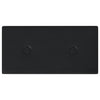 Panneaux muraux vidaxl 12 pcs 0,54 m² 30x15 cm en cuir artificiel noir