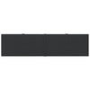 Panneaux muraux vidaxl 12 st 1,08 m² 60x15 cm tissu noir