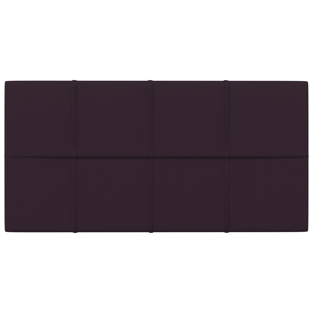 Panneaux muraux vidaxl 12 st 2,16 m² 60x30 cm tissu violet