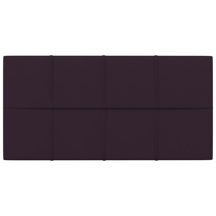 Panneaux muraux vidaxl 12 st 2,16 m² 60x30 cm tissu violet