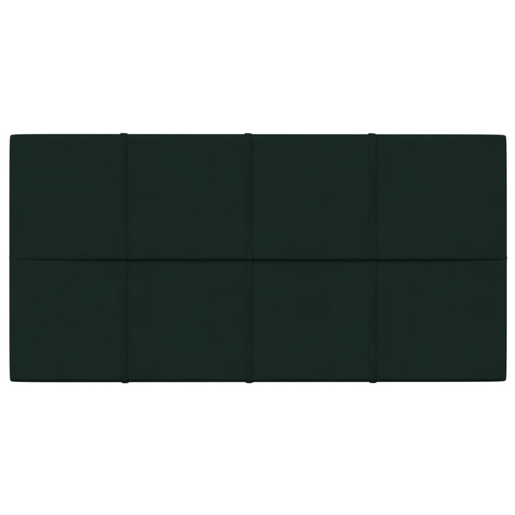 Panneaux muraux Vidaxl 12 ST 2,16 m² 60x30 cm Velvet vert foncé