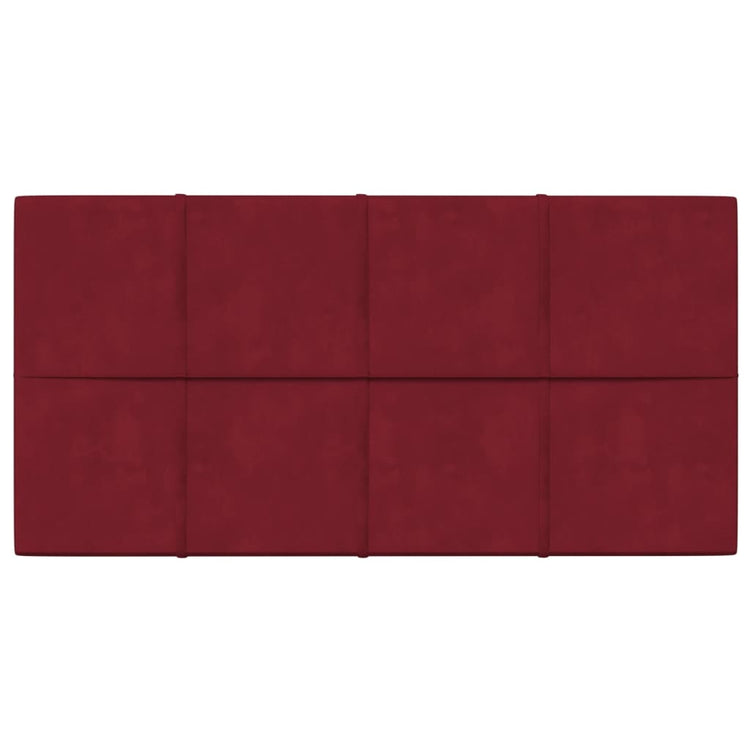 Panneaux muraux Vidaxl 12 ST 2,16 M² 60x30 cm VELVET VEL RED