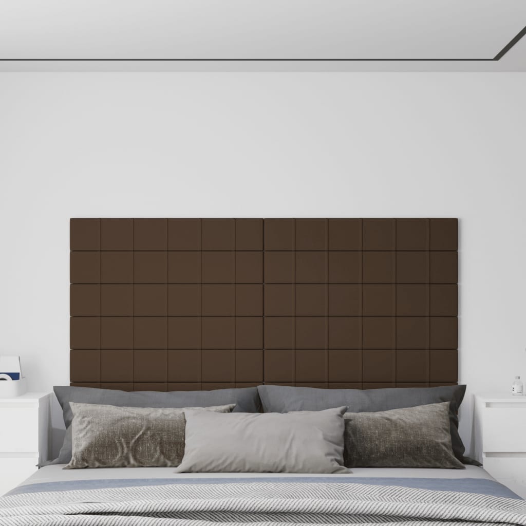 Panneaux muraux Vidaxl 12 ST 1,62 m² 90x15 cm Brown