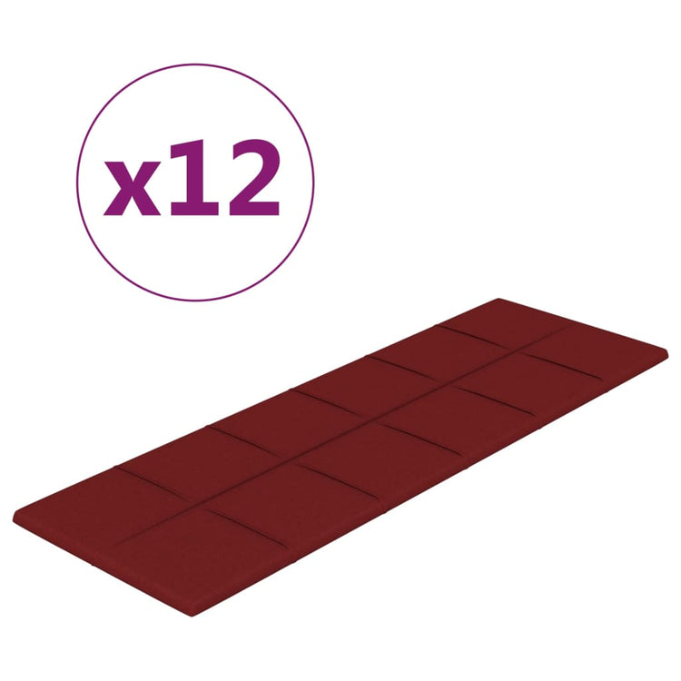Panneaux muraux vidaxl 12 st 3,24 m² 90x30 cm