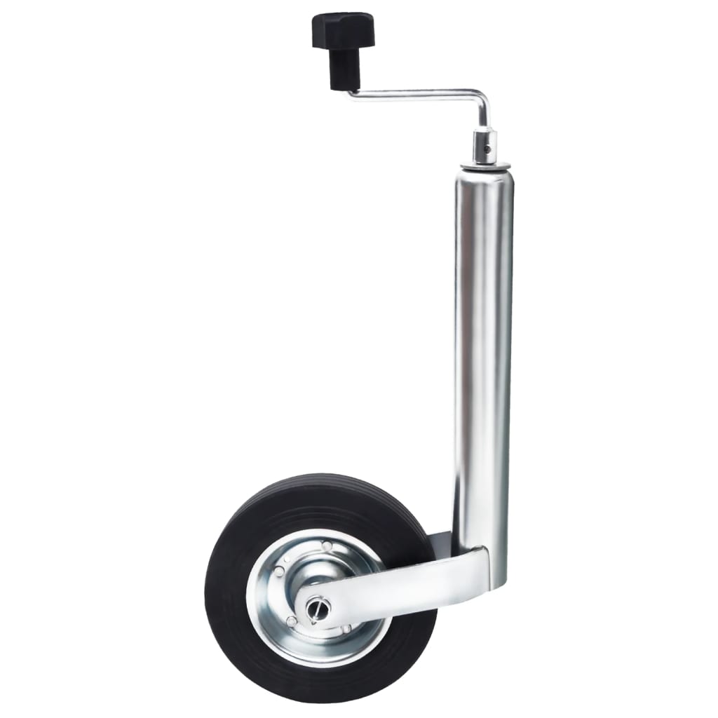 Vidaxl Roue à nez pour la remorque 48 mm en acier galvanisé