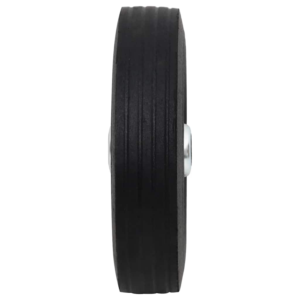 Roue vidaxl pour le volant Ø20x5 cm en caoutchouc solide et acier