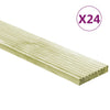 Cartes de Terra Vidaxl 24 ST 3,48 m² 1 m de pin solide