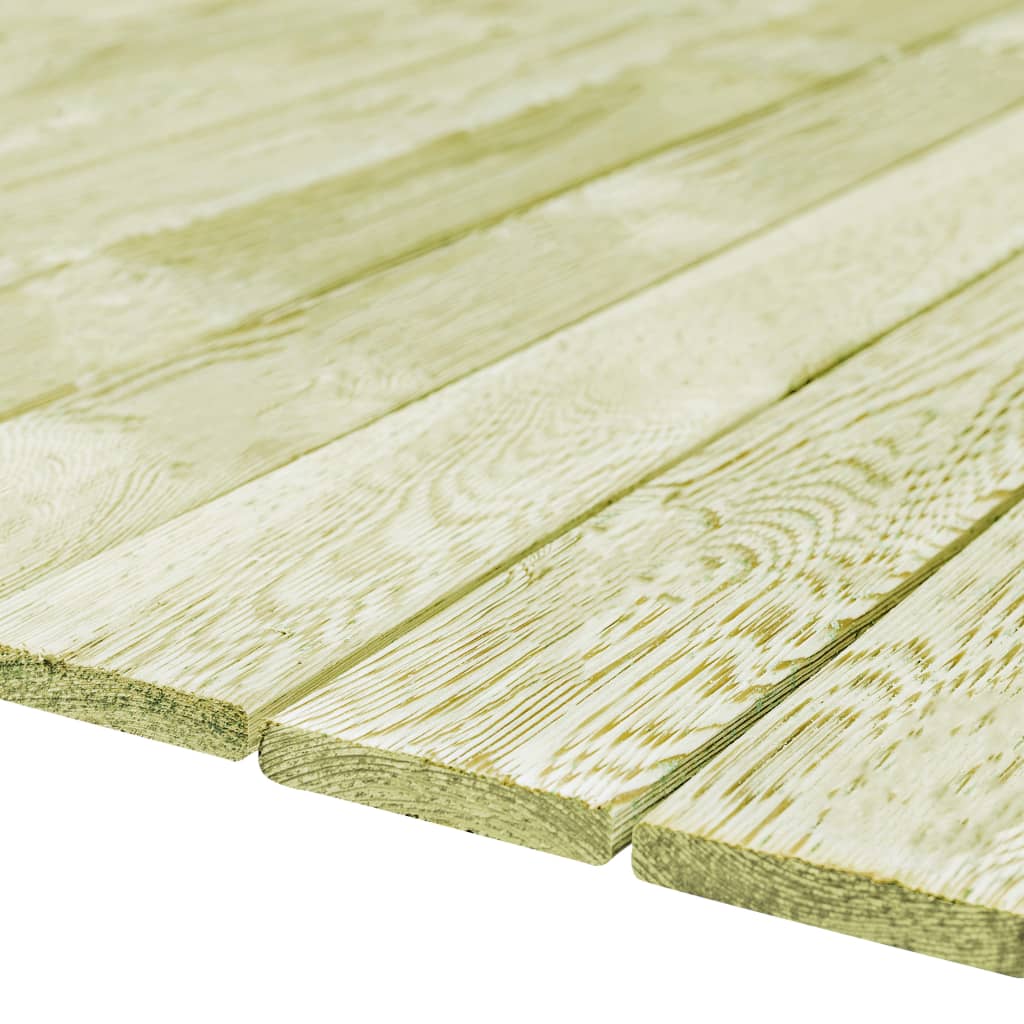 Planches de terra vidaxl 24 pcs 2,88 m² 1 m de pin solide