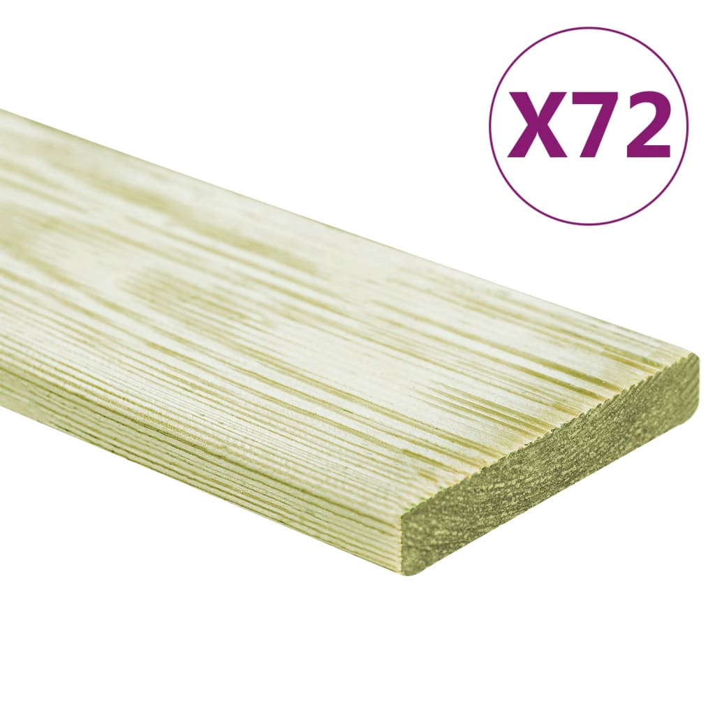 Vidaxl Terraches 72 ST 8,64 m² 1 m de pin solide
