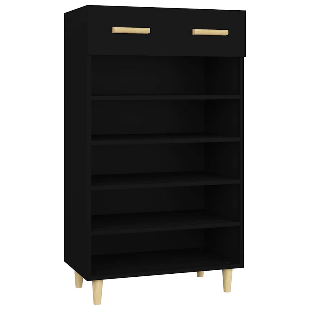 Armoire à chaussures Vidaxl 60x35x105 cm Bois de bois de propriété