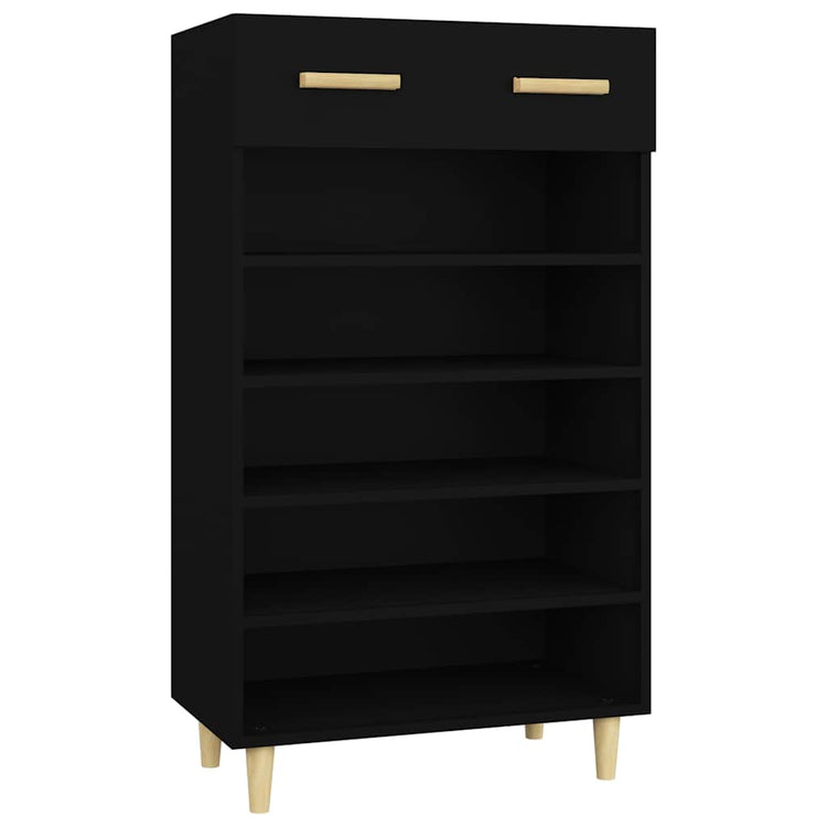 Armoire à chaussures Vidaxl 60x35x105 cm Bois de bois de propriété