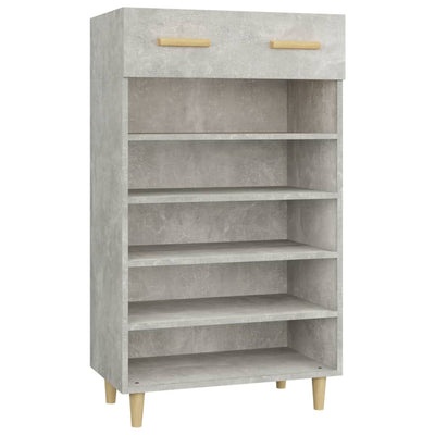 Armoire à chaussures Vidaxl 60x35x105 cm Prix en béton en bois édité