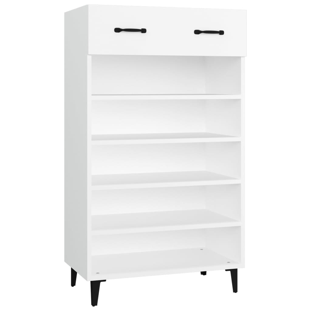 Armoire à chaussures Vidaxl 60x35x105 cm Bois de bois de propriété