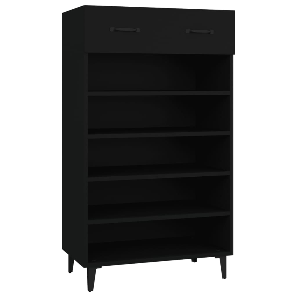 Armoire à chaussures Vidaxl 60x35x105 cm Bois de bois de propriété