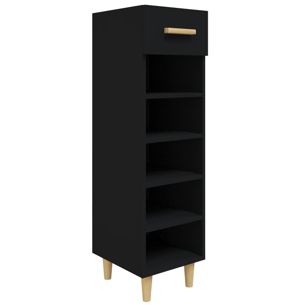 Armoire à chaussures Vidaxl 30x35x105 cm Bois de bois de propriété