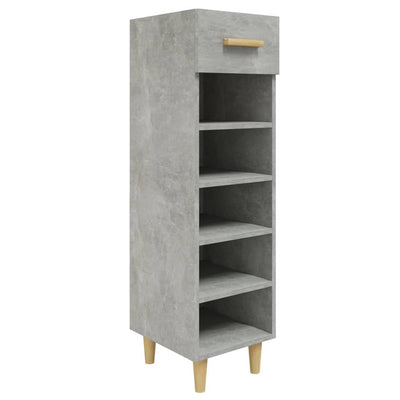 Armoire à chaussures Vidaxl 30x35x105 cm Prix en béton en bois édité