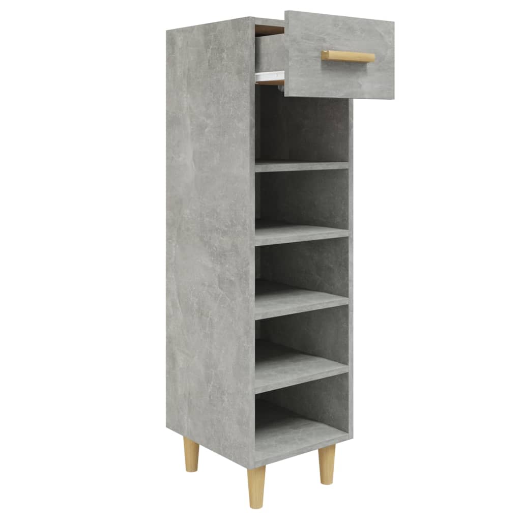 Armoire à chaussures Vidaxl 30x35x105 cm Prix en béton en bois édité