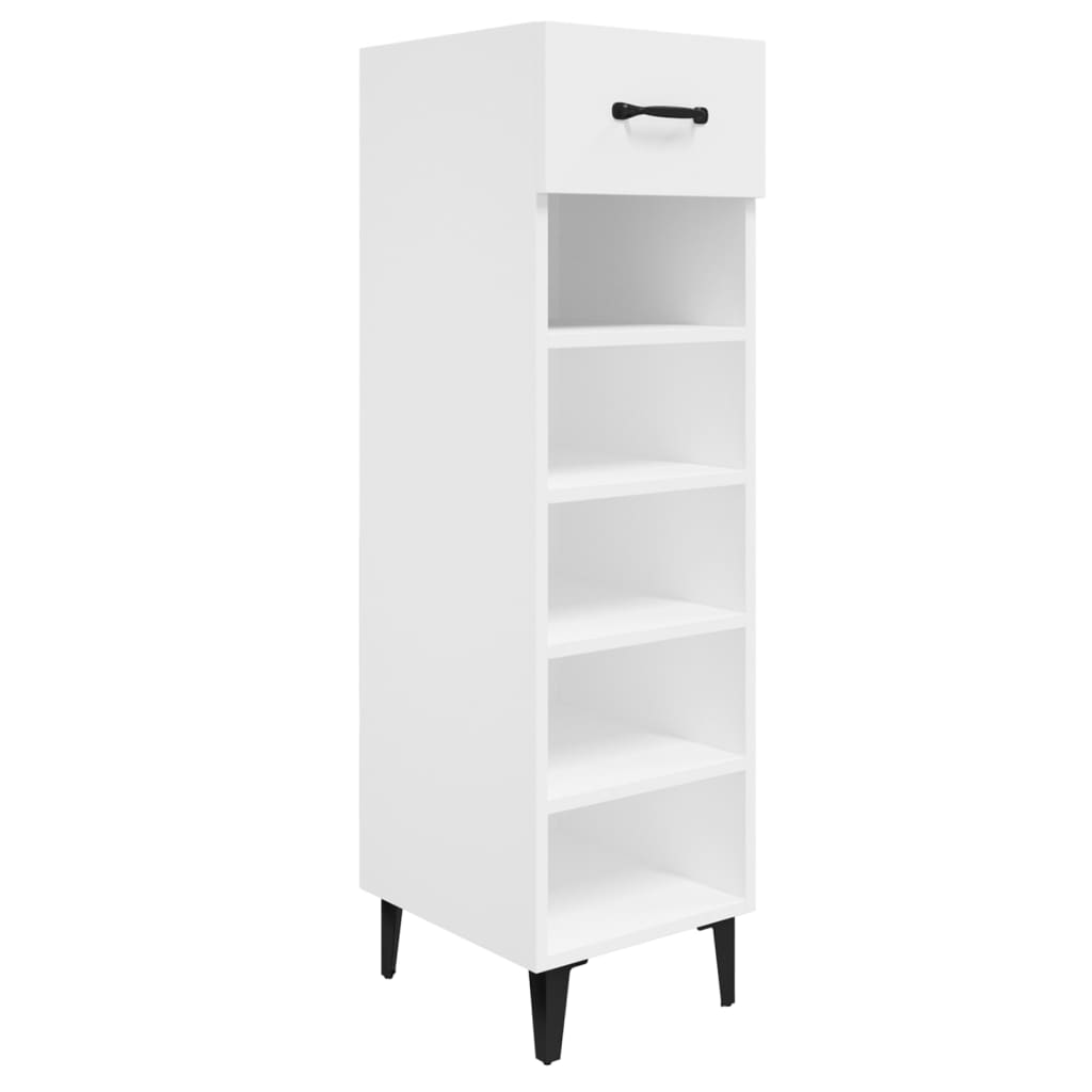 Armoire à chaussures Vidaxl 30x35x105 cm Bois de bois de propriété
