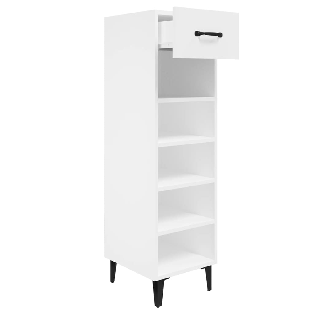 Armoire à chaussures Vidaxl 30x35x105 cm Bois de bois de propriété