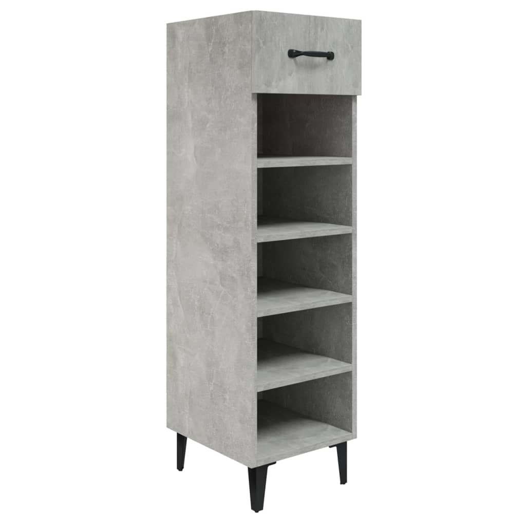 Armoire à chaussures Vidaxl 30x35x105 cm Prix en béton en bois édité