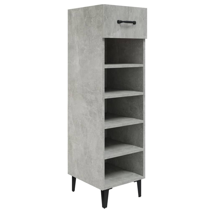 Armoire à chaussures Vidaxl 30x35x105 cm Prix en béton en bois édité