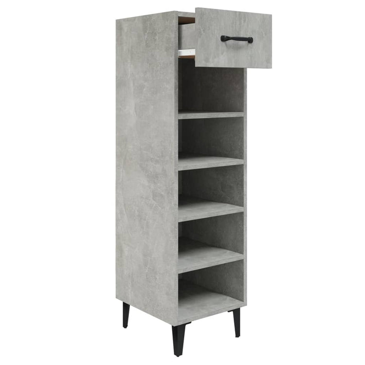 Armoire à chaussures Vidaxl 30x35x105 cm Prix en béton en bois édité