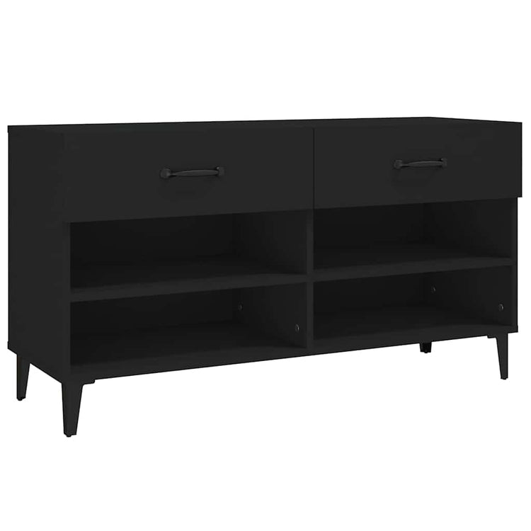 Armoire à chaussures Vidaxl 102x35x55 cm Bois de bois propriété