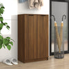 Armoire à chaussures Vidaxl 59x35x100 cm Couleur de chêne brun coupé en bois coupé