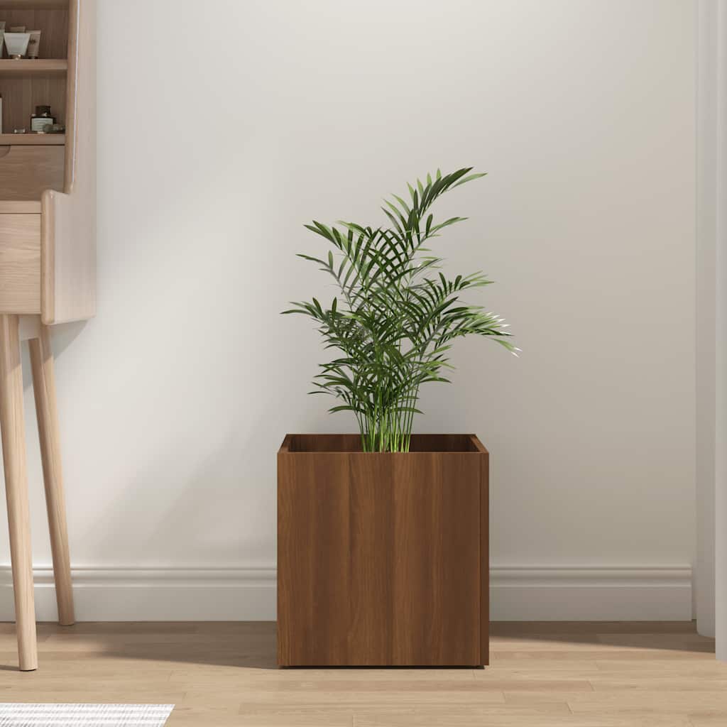 Vidaxl Planter Big 40x40x40 cm Browniken en bois transformé