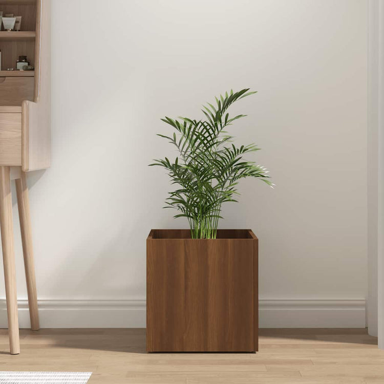 Vidaxl Planter Big 40x40x40 cm Browniken en bois transformé