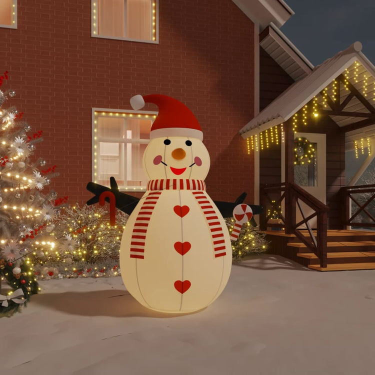 Vidaxl Snowman gonflable avec des LED 250 cm
