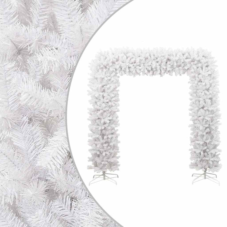 Vidaxl Christmas Arch 240 cm blanc