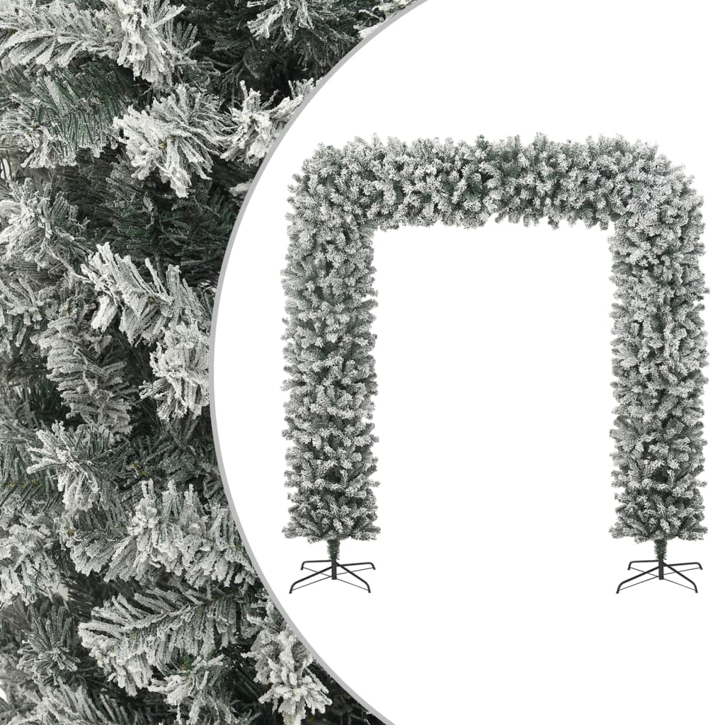 Arc de Noël Vidaxl avec des flocons de neige 240 cm