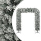 Arc de Noël Vidaxl avec des flocons de neige 240 cm