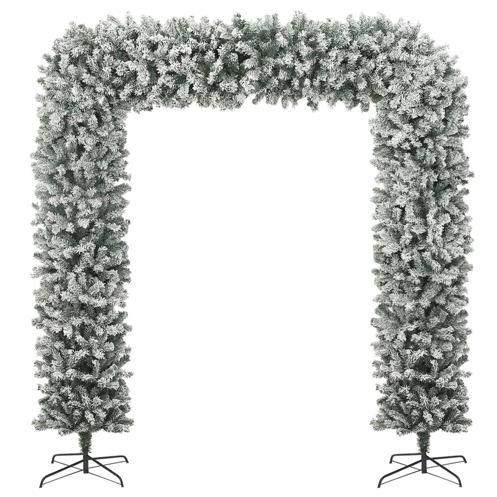 Arc de Noël Vidaxl avec des flocons de neige 240 cm