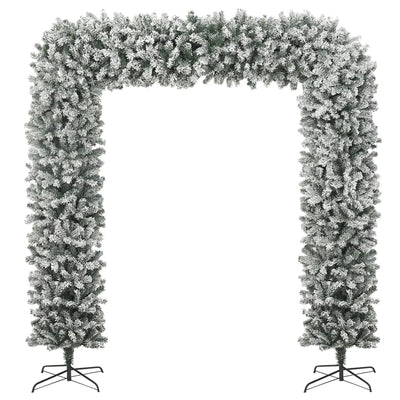 Arc de Noël Vidaxl avec des flocons de neige 240 cm