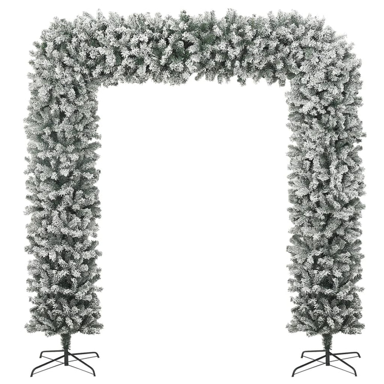 Arc de Noël Vidaxl avec des flocons de neige 240 cm