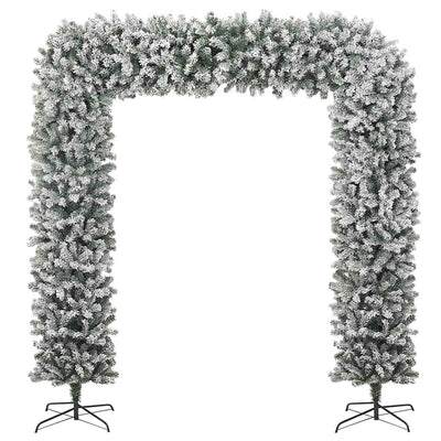 Arc de Noël Vidaxl avec des flocons de neige 240 cm