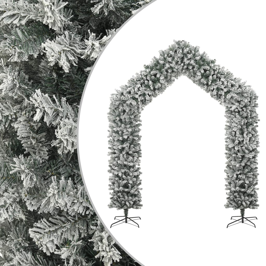 Arc de Noël Vidaxl avec des flocons de neige 270 cm