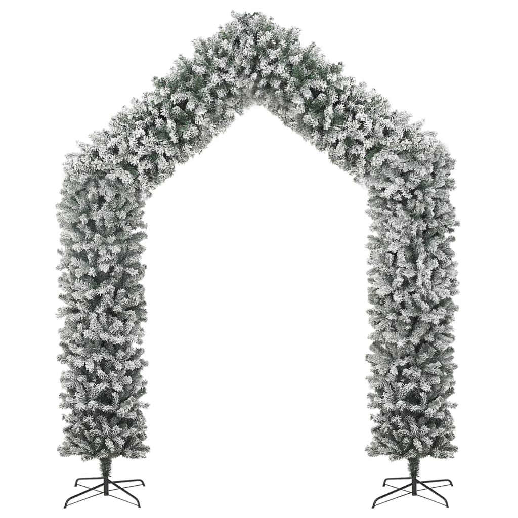 Arc de Noël Vidaxl avec des flocons de neige 270 cm