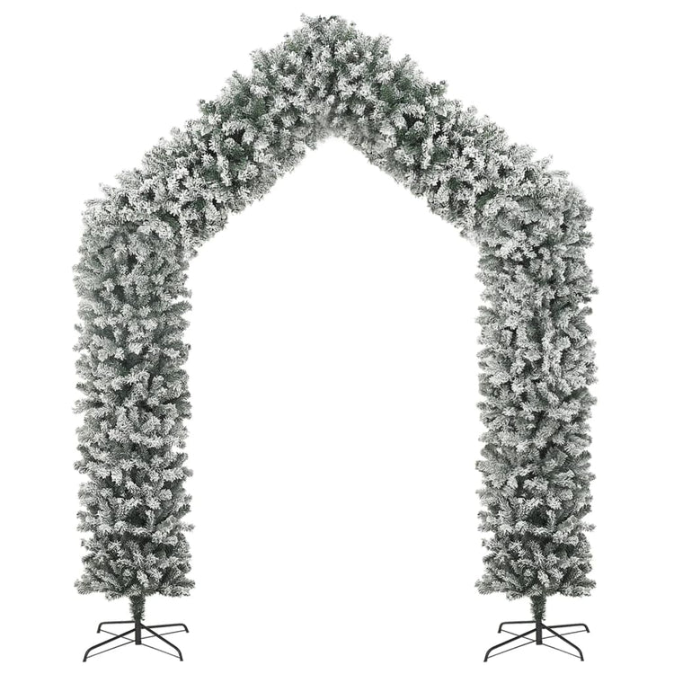 Arc de Noël Vidaxl avec des flocons de neige 270 cm