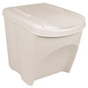 Bandons à ordures vidaxl 3 ST Empilable 75 L Polypropène blanc